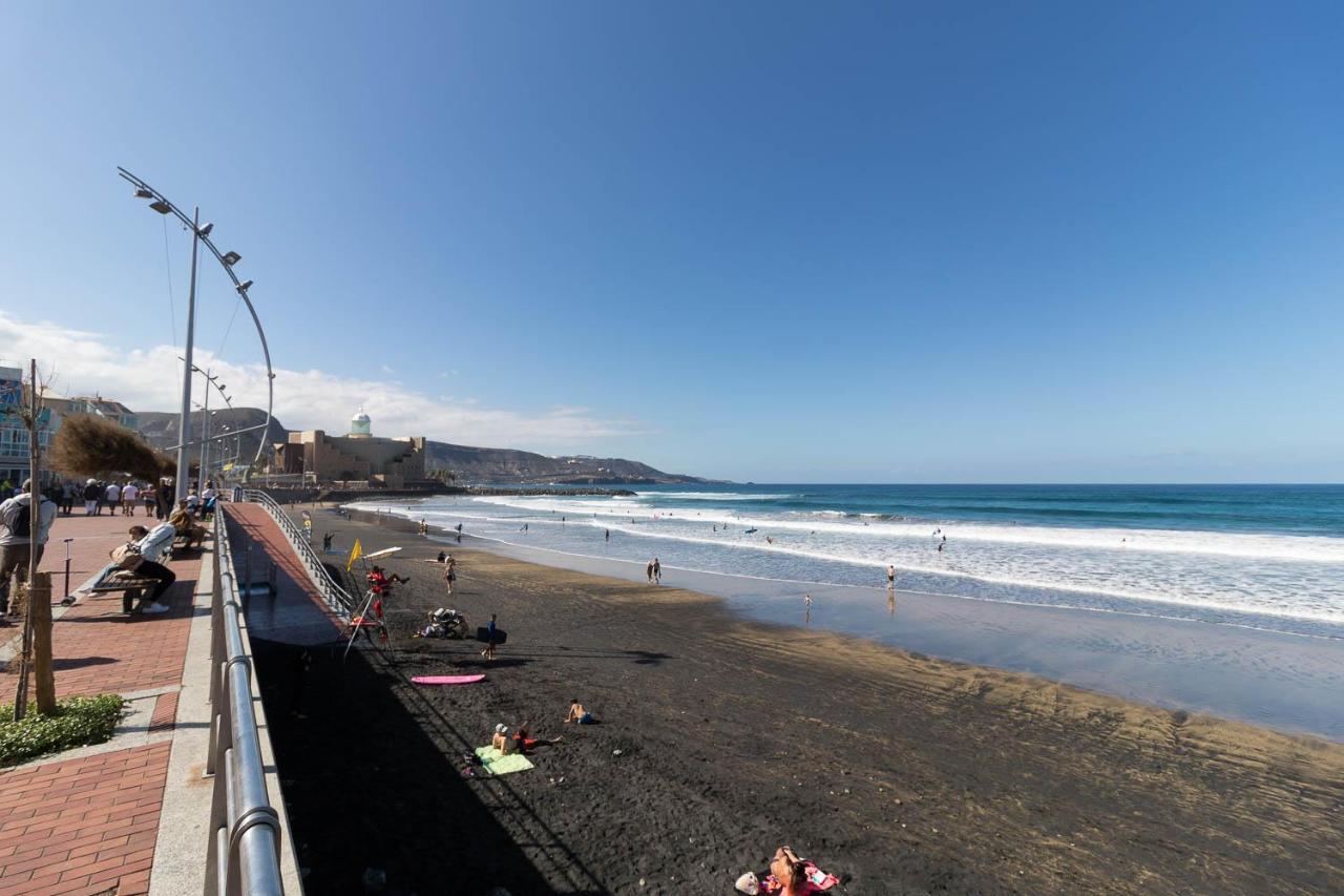 شقة La Cicer Beach Artament لاس بالماس دي غران كاناريا المظهر الخارجي الصورة
